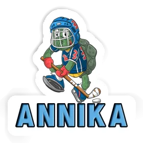 Sticker Annika Ice-Hockey Player Image