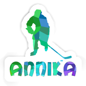 Eishockeyspieler Sticker Annika Image