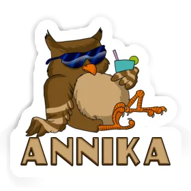 Autocollant Hibou Annika Image