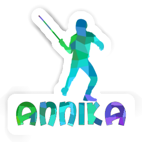 Autocollant Annika Escrimeur Image