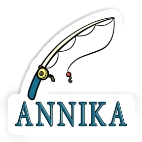 Sticker Annika Fishing Rod Image