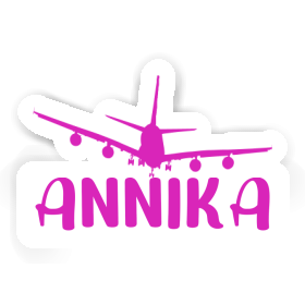 Sticker Airplane Annika Image