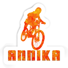 Freeride Biker Sticker Annika Image