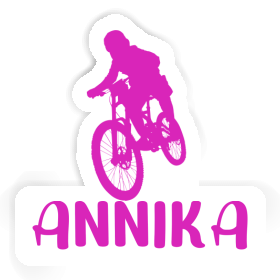 Freeride Biker Sticker Annika Image