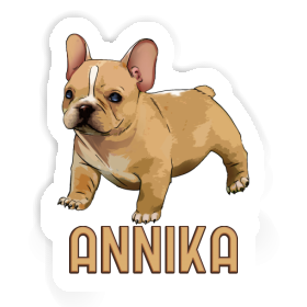 Bulldogge Aufkleber Annika Image