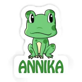 Frosch Sticker Annika Image