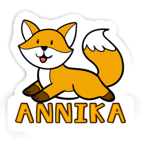 Annika Sticker Fox Image