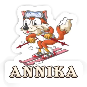 Sticker Skier Annika Image