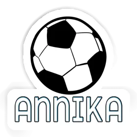 Annika Autocollant Ballon de foot Image