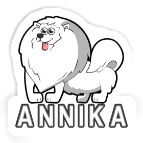 Sticker Annika German Spitz Image