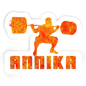 Sticker Weightlifter Annika Image