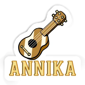 Sticker Guitar Annika Image