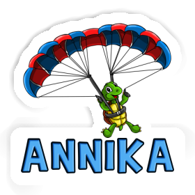 Aufkleber Gleitschirmflieger Annika Image