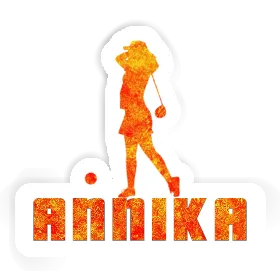 Autocollant Golfeuse Annika Image