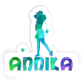 Autocollant Golfeuse Annika Image