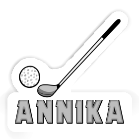 Autocollant Annika Club de golf Image