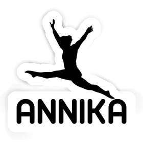 Aufkleber Gymnastin Annika Image