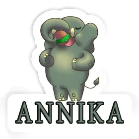 Annika Autocollant Éléphant Image