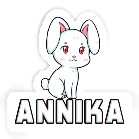 Lapin Autocollant Annika Image