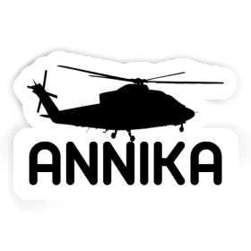 Helikopter Sticker Annika Image