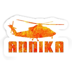 Helikopter Aufkleber Annika Image