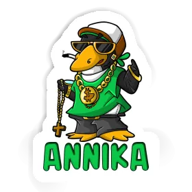 Sticker Hip-Hop Penguin Annika Image