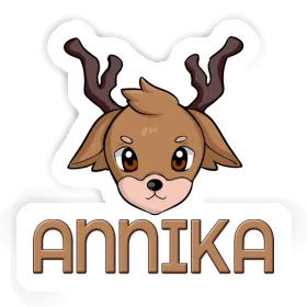 Autocollant Annika Tête de cerf Image