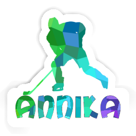 Annika Sticker Hockey Player Image