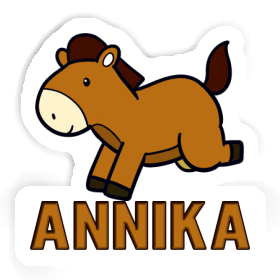 Annika Autocollant Cheval Image