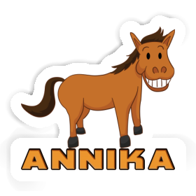 Sticker Grinning Horse Annika Image