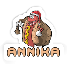 Sticker Hot Dog Annika Image