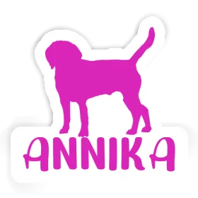 Chien Autocollant Annika Image