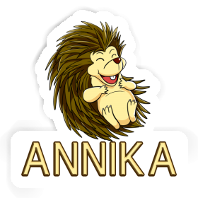 Sticker Annika Hedgehog Image