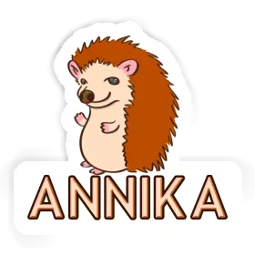 Igel Aufkleber Annika Image