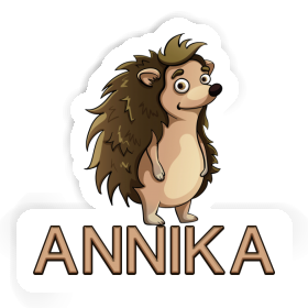 Standing Hedgehog Sticker Annika Image