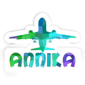 Aufkleber Annika Jumbo-Jet Image