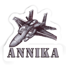 Sticker Annika Plane Image