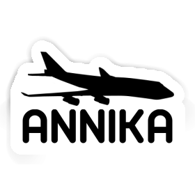 Sticker Jumbo-Jet Annika Image