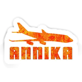 Annika Autocollant Jumbo-Jet Image