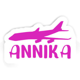 Annika Sticker Jumbo-Jet Image