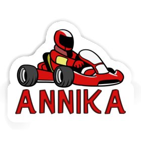 Autocollant Pilote de kart Annika Image