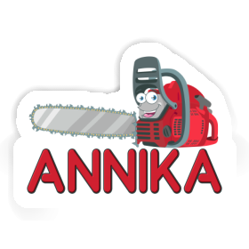 Chainsaw Sticker Annika Image