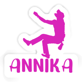 Kletterer Aufkleber Annika Image