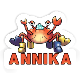 Crabe Autocollant Annika Image