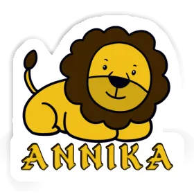 Autocollant Annika Lion Image