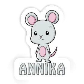 Souris Autocollant Annika Image