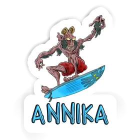 Annika Sticker Surfer Image