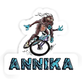 Annika Autocollant Vététiste Image