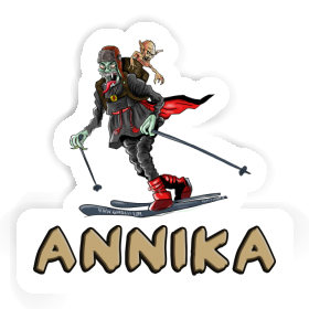 Telemarker Sticker Annika Image