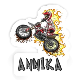 Autocollant Dirt Biker Annika Image